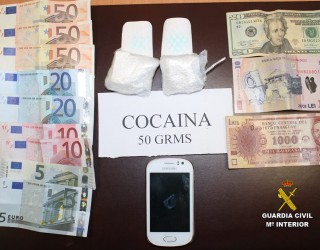 La Guardia Civil detiene una persona por tráfico de drogas