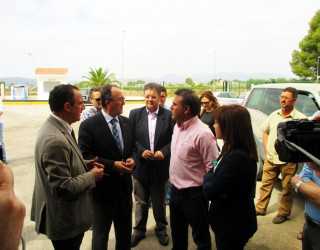 Visita de Federico Pozuelo a la Cooperativa Agrícola Santiago Apóstol de Isso