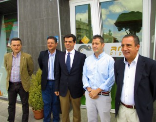 Visita del delegado en Albacete de la Junta de Comunidades
