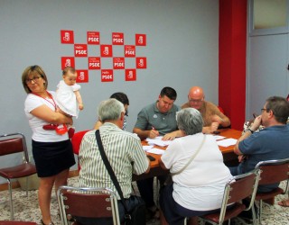 Pedro Sánchez consigue una importante mayoría en la agrupación del PSOE de Hellín