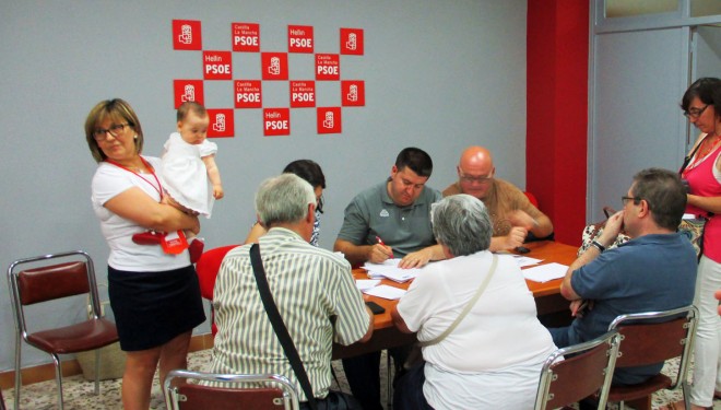 Pedro Sánchez consigue una importante mayoría en la agrupación del PSOE de Hellín