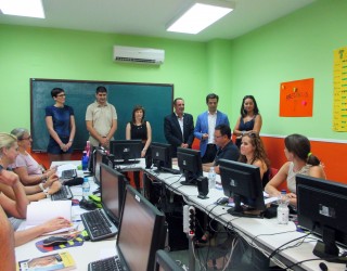 El delegado de la Junta de Castilla La Mancha  visita  el Taller de Empleo Tolmo IV