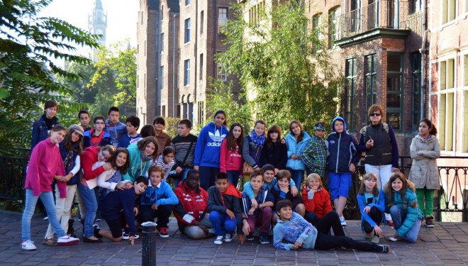 Intercambio del Colegio San Rafael con alumnos belgas