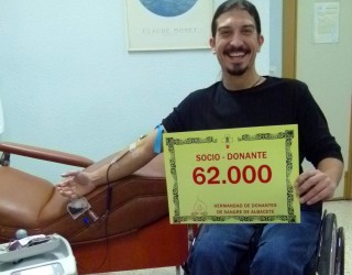 La Hermandad de Donantes de Sangre de Albacete ya tiene 62.000 socios