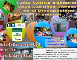 III Edición de las 1000 Varas solidarias “José Martínez Morote” de la Discapacidad”