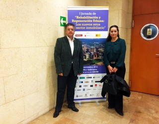Marta Pérez y Juan Antonio Moreno participan en las Jornadas de Rehabilitación y Urbanismo