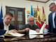 Firma del convenio de colaboración entre la Diputación y los Hermanos de la Cruz Blanca