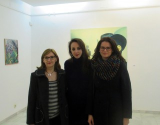 Inauguración de la exposición de pintura de María Isabel González
