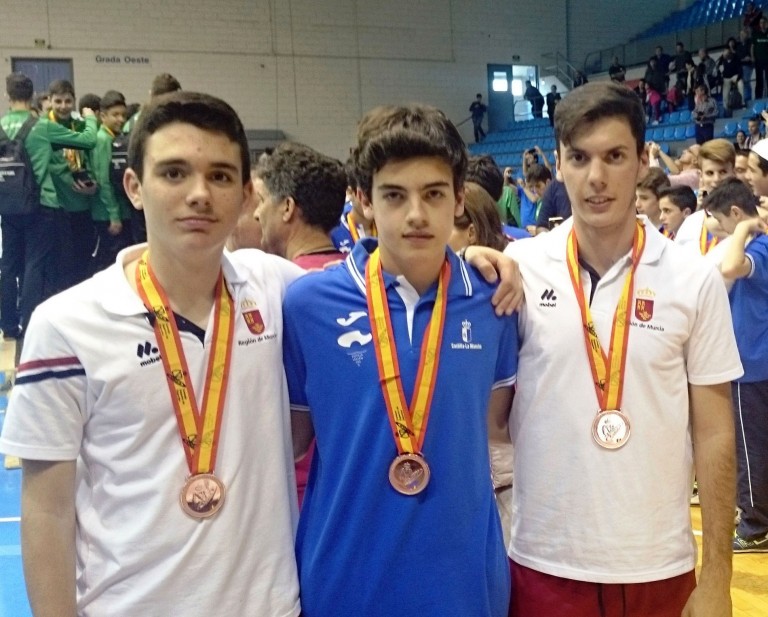 Tres medallas nacionales para el voleibol