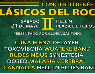 Concierto de rock benéfico, organizado por Asherock, este sábado en la Plaza de Toros