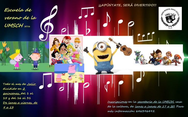 La Unión Musical Santa Cecilia de Hellín presenta una nueva edición de su Escuela de Verano