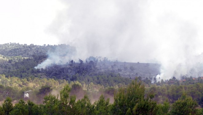 Declarado un incendio forestal en el término municipal de Liétor