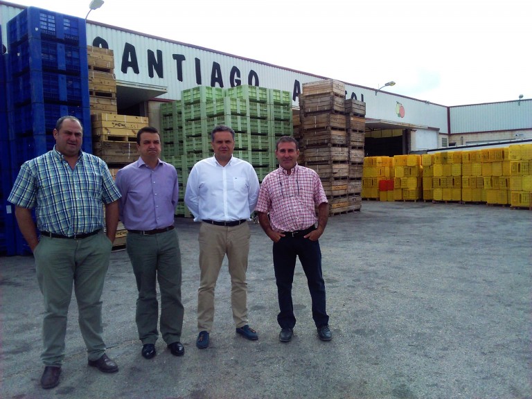Visita del consejero de Agricultura