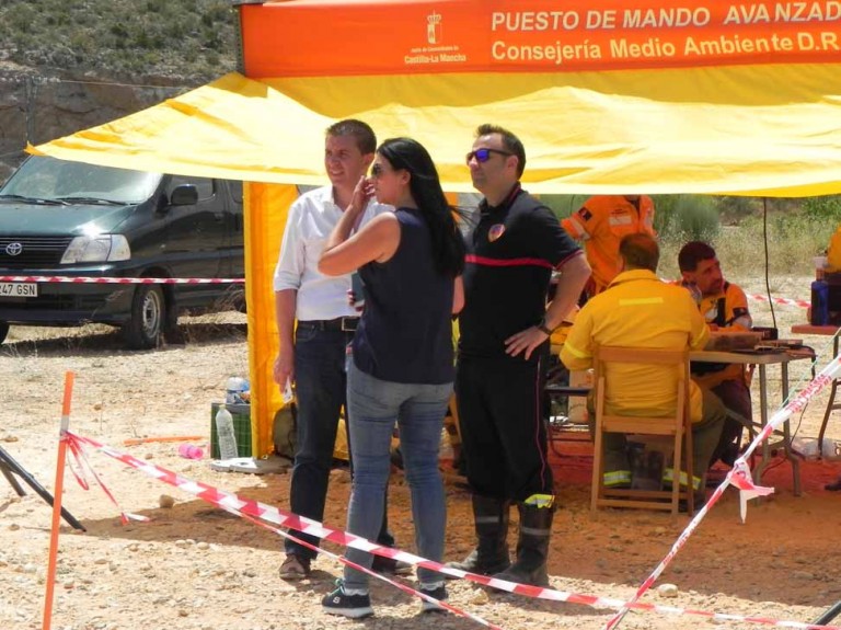 El fuego de Liétor afecta a 700 hectáreas pero ya está perimetrado