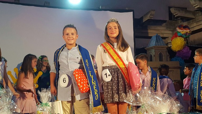 Oscar Sánchez y Manuela García elegidos Hellineros de Honor infantiles
