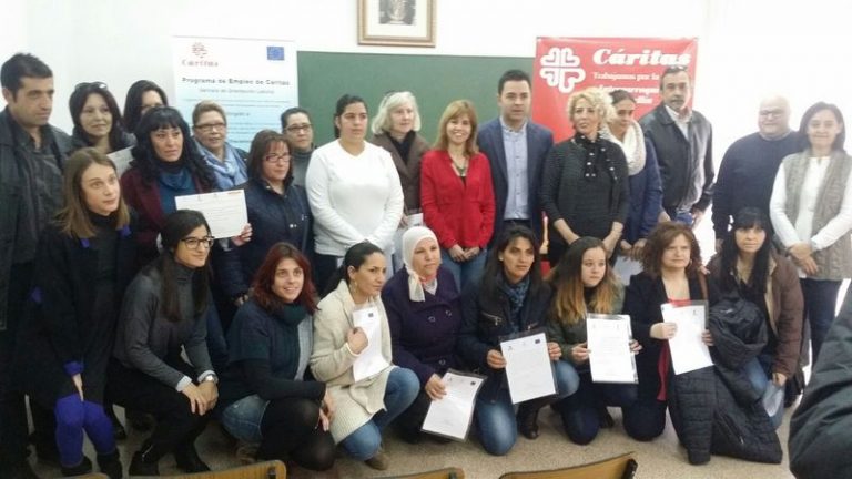 Clausura y entrega de diplomas del curso de Auxiliar de Jardinería