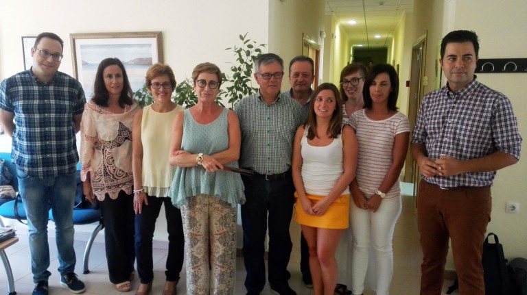 Visita de la directora general de Planificación, Ordenación e Inspección  Sanitaria al FISLEM