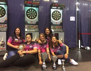 Almudena Fajardo triple medallista en el Campeonato de España de dardos electrónicos