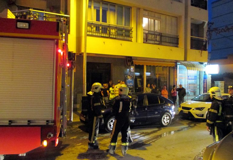Incendio en la calle San Juan de Dios