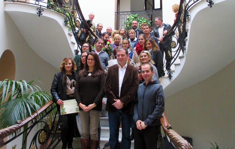Entrega de los premios del Concurso  de Escaparates Navideños “Ciudad de Hellín”