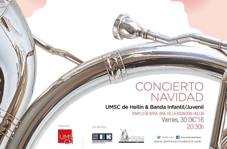 Concierto tradicional de Navidad de  La Unión Musical Santa Cecilia de Hellín