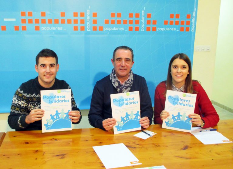 Nuevas Generaciones de Hellín presentan su campaña “Populares Solidarios”