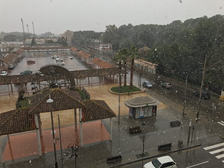 Intenso frío, nieve y lluvia en los últimos días