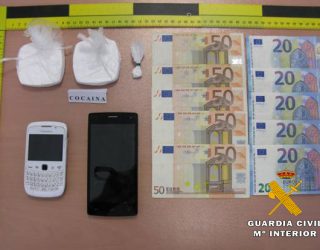 Detenidos dos personas dedicadas a la distribución y venta de cocaína en la localidad de Tobarra