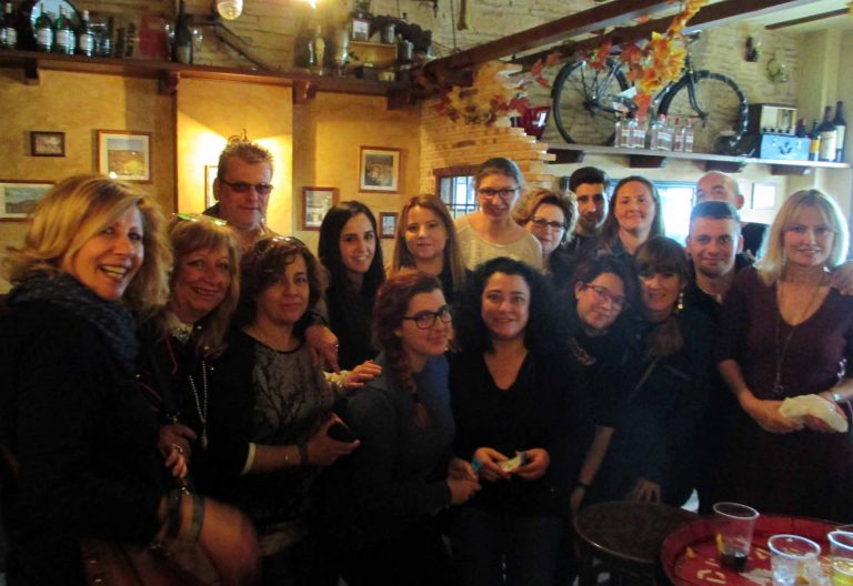 Buen ambiente en la “Comida Solidaria”