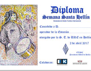 Los radioaficionados de Hellín promocionan la Semana Santa