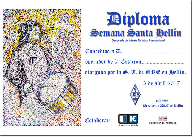Los radioaficionados de Hellín promocionan la Semana Santa
