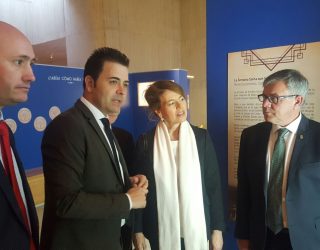 La consejera de Bienestar Social, Amelia Sánchez, visita el Museo de Semana Santa