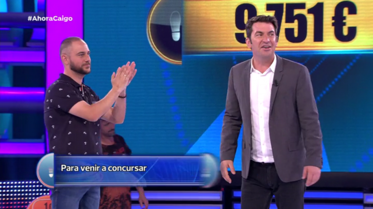 Un hellinero gana 9.751 euros en el concurso “Ahora caigo”