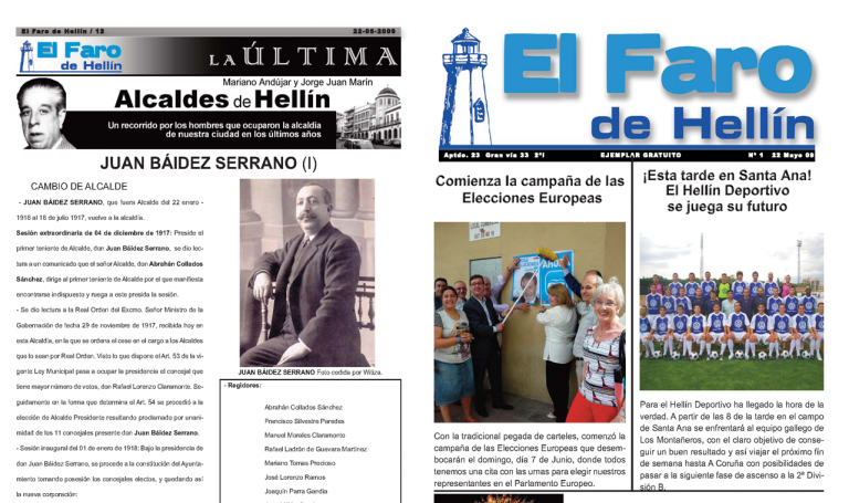 400 números de EL FARO DE HELLÍN