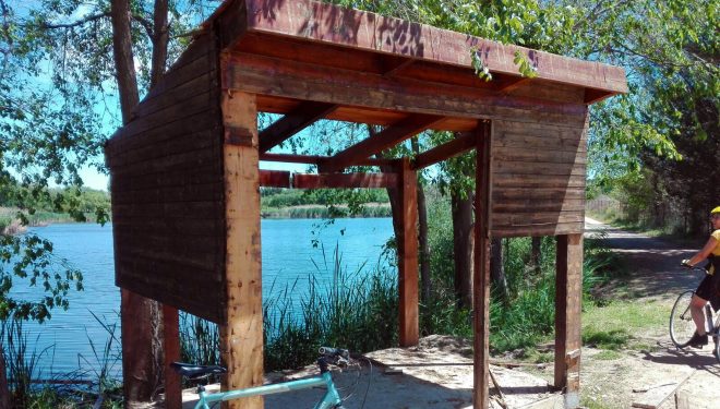 El concejal de Medio Ambiente denuncia los destrozos ocasionados en la cabaña de la Laguna de los Patos