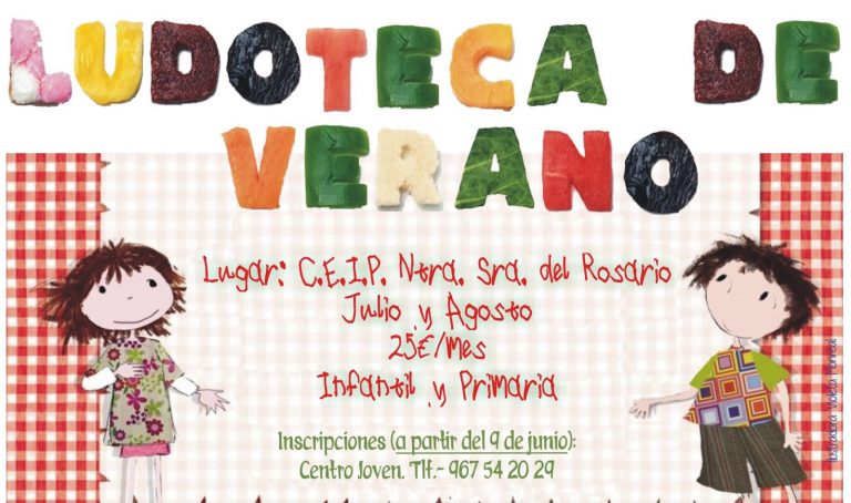 95 escolares acuden a la Ludoteca de Verano ubicada el el Colerio del Rosario