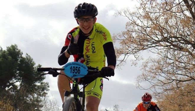 Regresó de Estados Unidos el joven ciclista Iván Ortuño