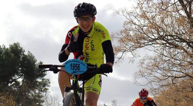 Regresó de Estados Unidos el joven ciclista Iván Ortuño