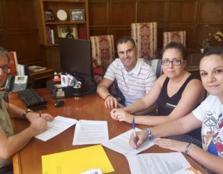Renovado el convenio de colaboración entre el Ayuntamiento y la Unión Musical Santa Cecilia