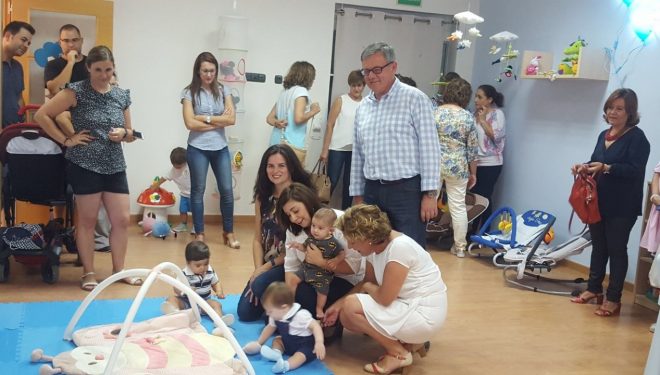 Inaugurada el aula para bebés en las Escuelas infantiles del barrio de El Calvario