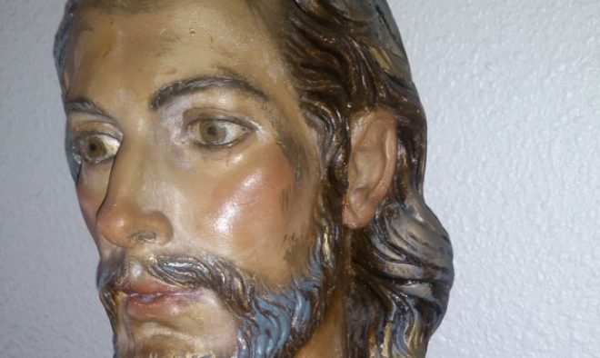  Busto de Cristo obra de Zamorano.