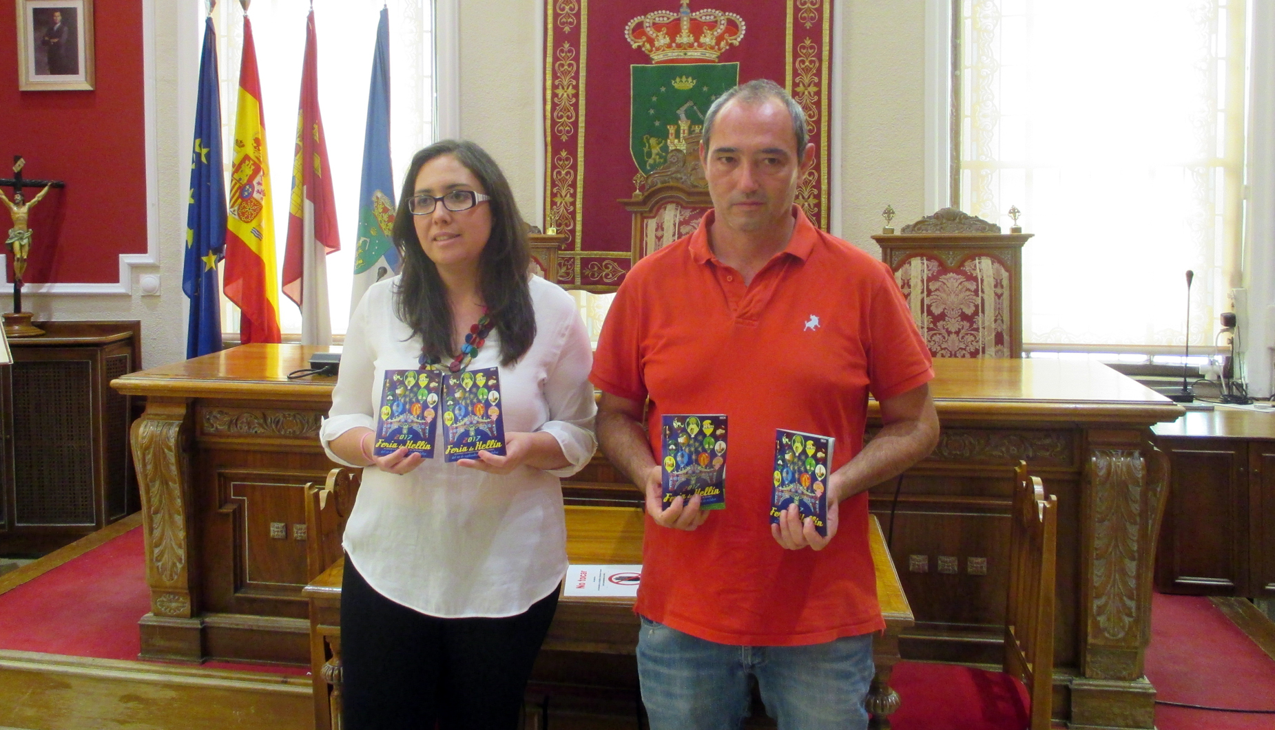 Fabiola Jiménez y Juan A. Andújar presentaron el programa de la Feria ...