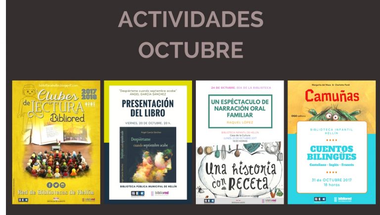 Programa de actividades de la Bibliored Hellín