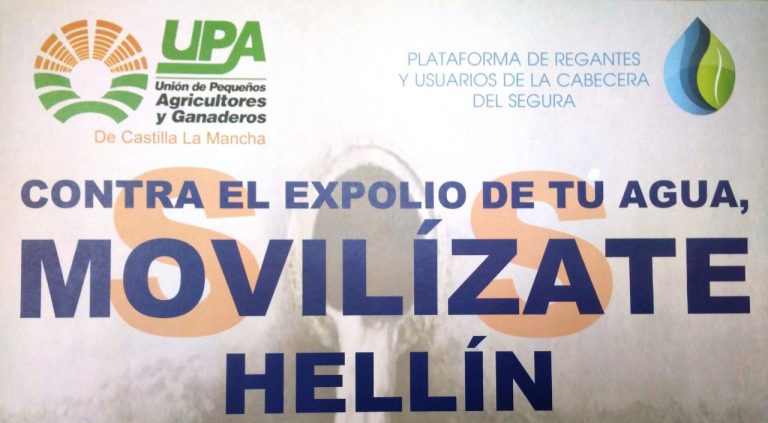 Concentración por los derechos del agua
