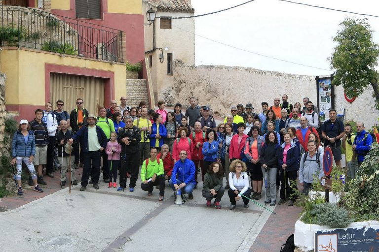 Letur fue el protagonista en la XXVIII Ruta Provincial de Senderismo organizada por la Diputación