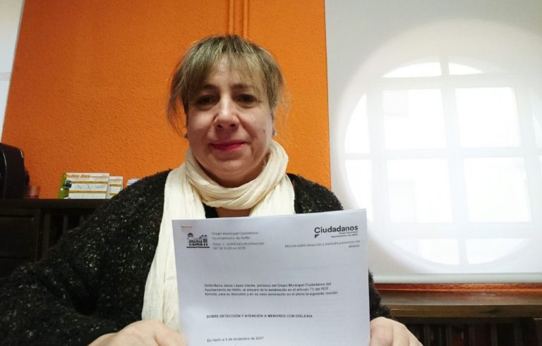 Mª Jesús López someterá a debate del Consistorio una iniciativa para favorecer la detección y atención de menores con dislexia