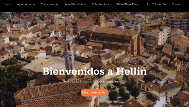 El Ayuntamiento de Hellín renueva su página web