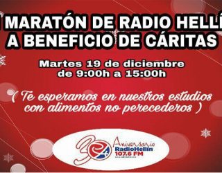 VI Maratón Solidaria de Radio Hellín a beneficio de Cáritas