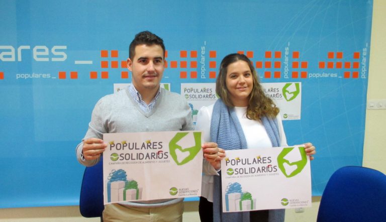 Nuevas Generaciones del Partido Popular presentan su campaña Populares Solidarios