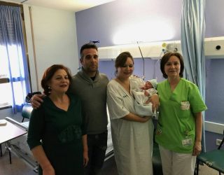 Aarón, nacido en Hellín, primer niño del año 2018 en Castilla-La Mancha